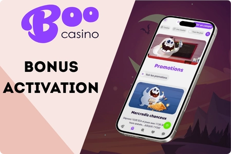 Activation du bonus Boocasino